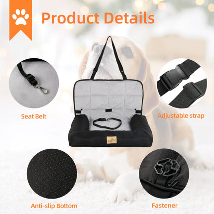 BORWART Portable Dog Car Seat Bed Waterproof Travel Booster by zapcart