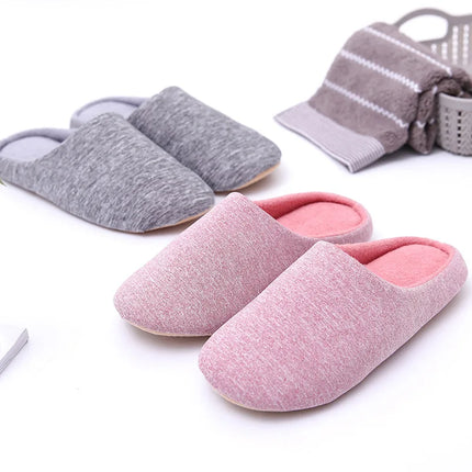 Unisex Japanese Style House Slippers Soft Cotton Comfort by zapcart