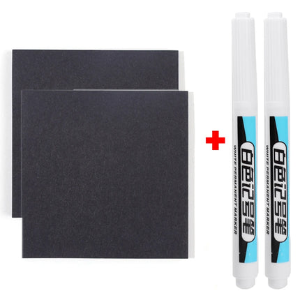Choice Black Sticky Notes With White Pens For School by zapcart
