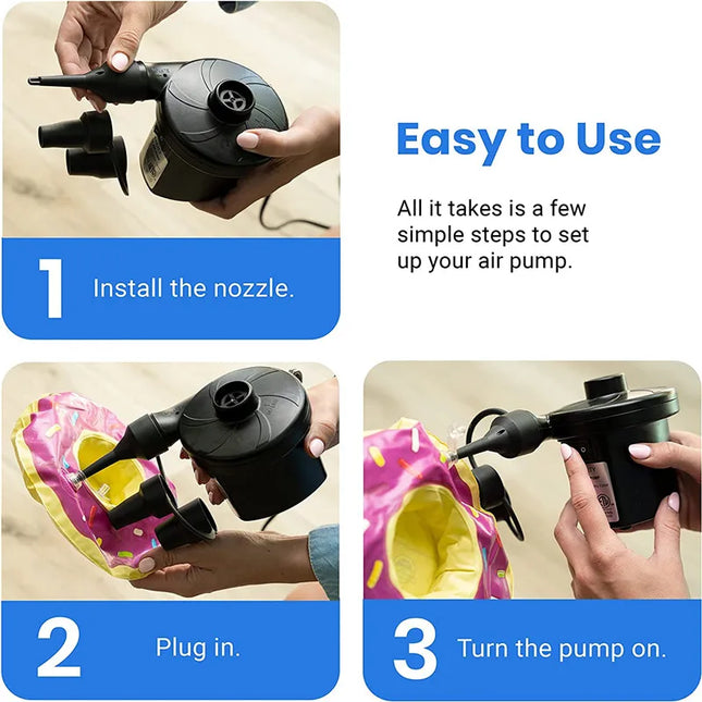 Choice Electric Air Pump Portable Quick Fill Mattress Home by zapcart