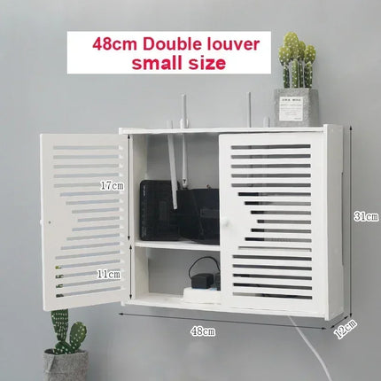 Dreamburgh Wall Mounted Router Shelf Living Room Storage by zapcart