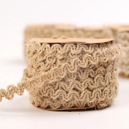 SQLzcCN Natural Jute Ribbon 5M for DIY Crafts and Gift Wrap by zapcart