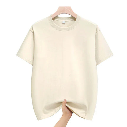 MuLSCN Men Cotton T Shirts Summer Breathable Plus Size by zapcart