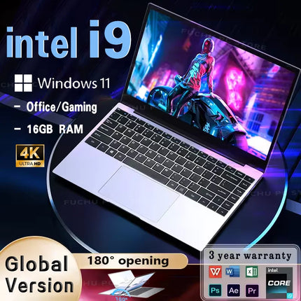 FUCHU 14.1in I9 Laptop For Professionals Windows 11 Pro by zapcart