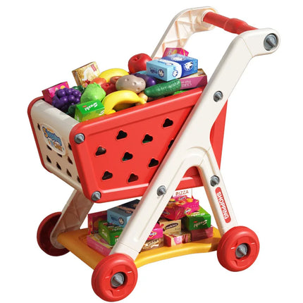 Kids Shopping Cart Toy Realistic Pretend Play With Music by zapcart