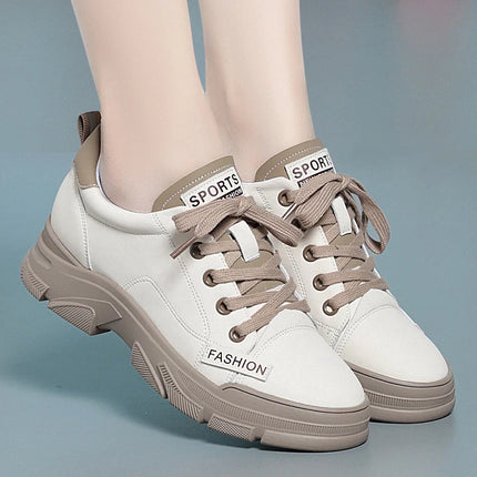 Women Non Slip Soft Leather Sneaker For Trekking Shoes by zapcart