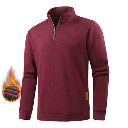 Men's Half Zip Sweatshirt CN Fujian Warm Streetwear