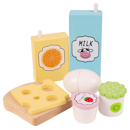 Wooden Kitchen Toy Set Educational Fruits And Veggies Kids by zapcart