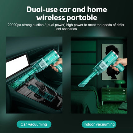 External 29000Pa Cordless Car Wet Dry Vacuum Dual Use by zapcart