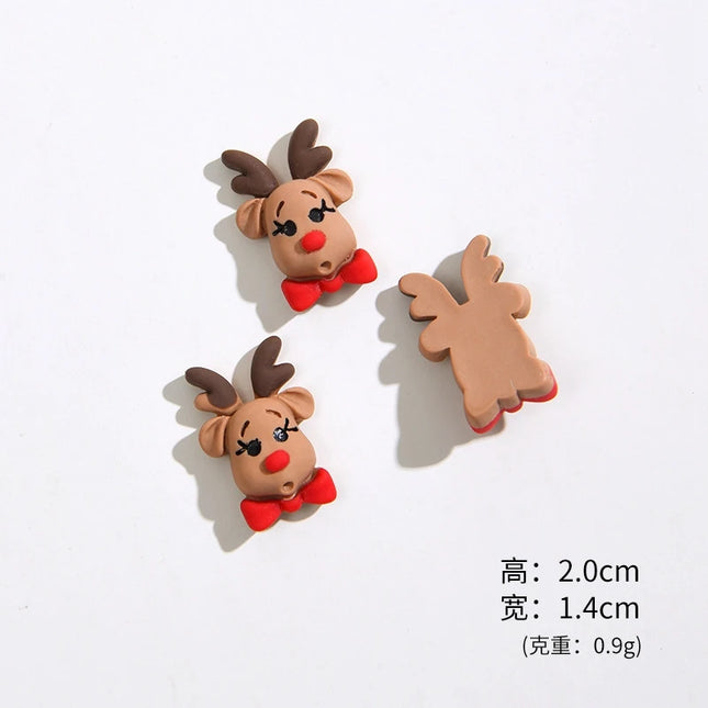 TSXJY Cute Mini Resin Cartoon Christmas Figurines for DIY by zapcart