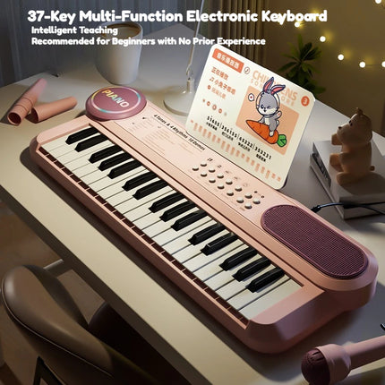 MYGVN 37-Key Kids Keyboard with Microphone - Learning 3-6 by zapcart