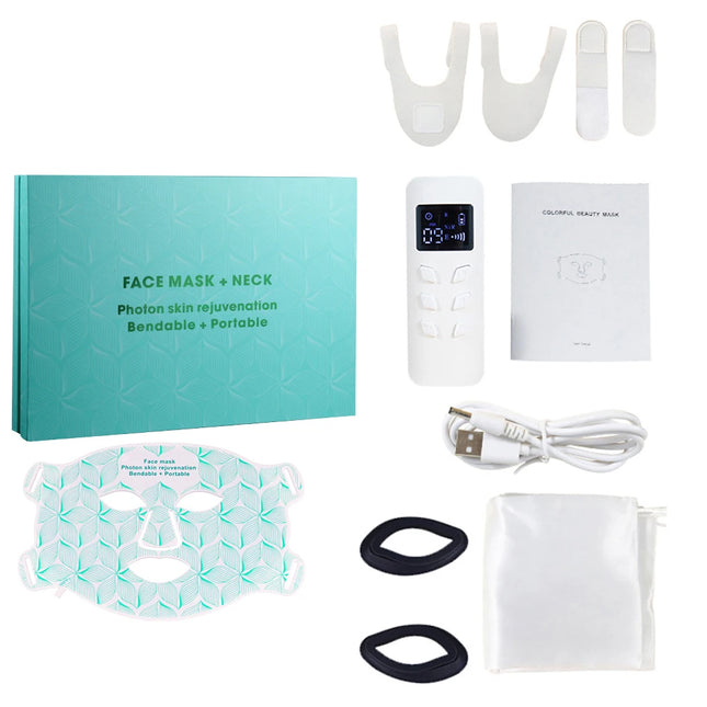 Ubilli LED Face Mask Red Light Therapy Anti Aging At Home by zapcart