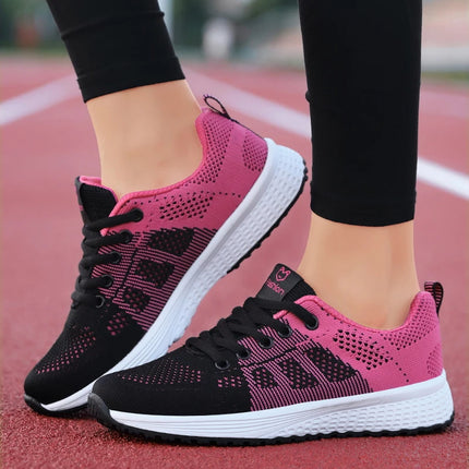 PUAMSSCN Women Platform Sneakers Breathable Running Shoes by zapcart