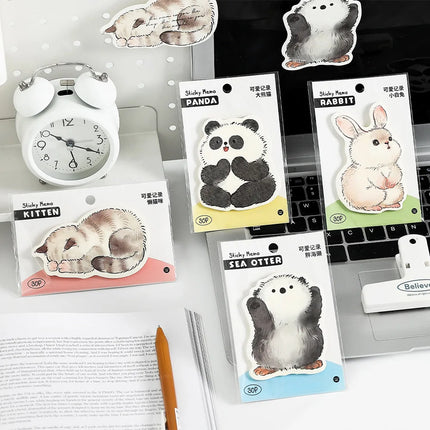 Choice Kawaii Animal Sticky Notes Special Shape Office Paper by zapcart