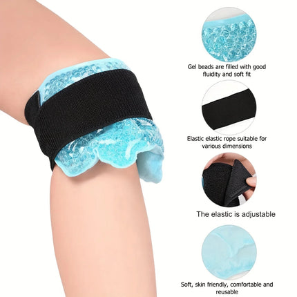 Choice Ankle Ice Pack Wrap Reusable Gel Bead Cold Relief by zapcart