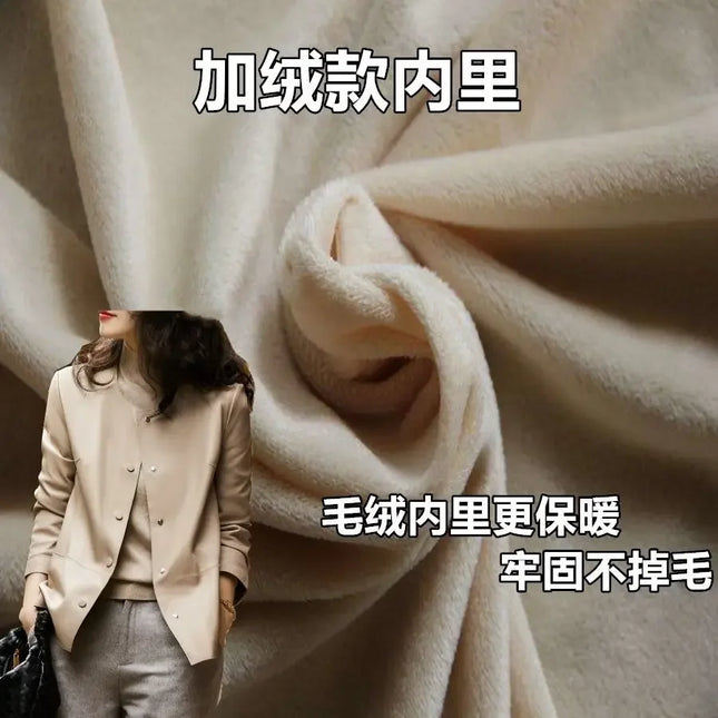 Winter Womens Premium Bomber Leather Coat For Cold Weather by zapcart