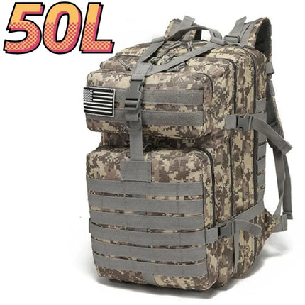 ThuramCN Waterproof Trekking Backpack 30L/50L Unisex Pack by zapcart