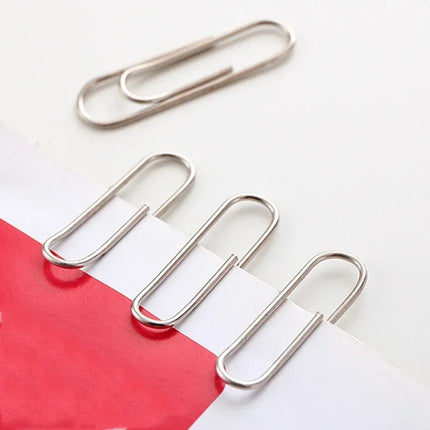 Choice Stainless Steel Paper Clips Durable Office And School by zapcart
