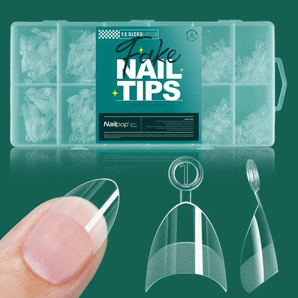 Nailpop Soft Gel X Nail Tips Full Cover Set For Home Mani by zapcart