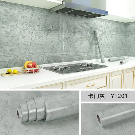 Marble Self Adhesive Wallpaper Waterproof Kitchen Decor by zapcart