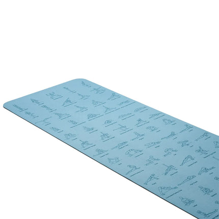 Eco Friendly TPE Yoga Mat Non Slip 5mm 183x61 For Pilates by zapcart