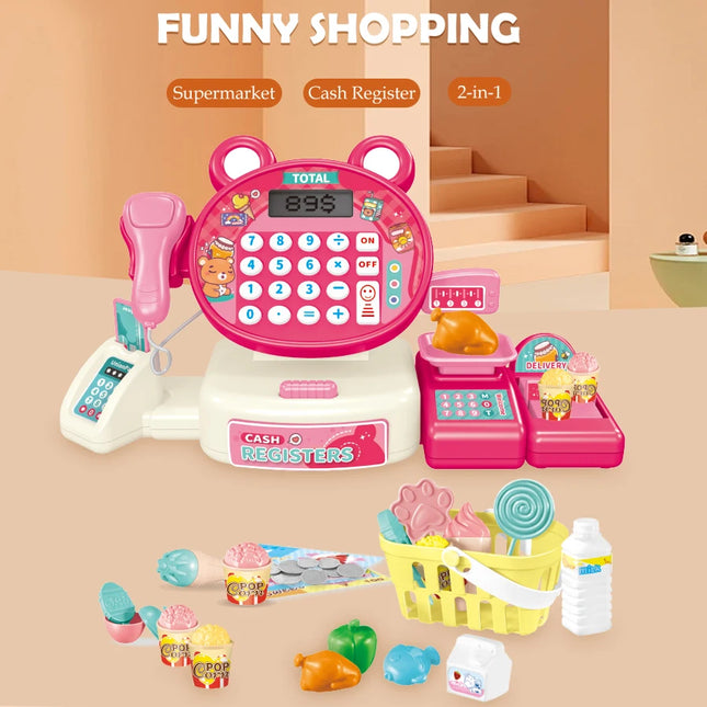 Kids Interactive Electric Cash Register Toy For Learning by zapcart