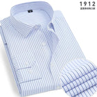 CN Zhejiang Mens Non Iron Striped Shirt Slim Fit Breathable by zapcart