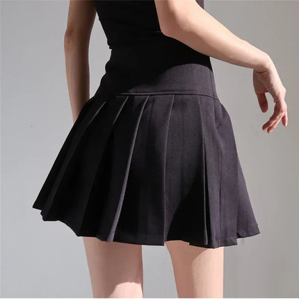 Hotsweet Y2K Style High Waist Pleated Mini Skirt For Women by zapcart