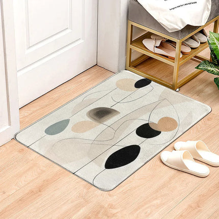 CN Fujian Morandi Abstract Door Mat Non Slip Absorbent Home by zapcart