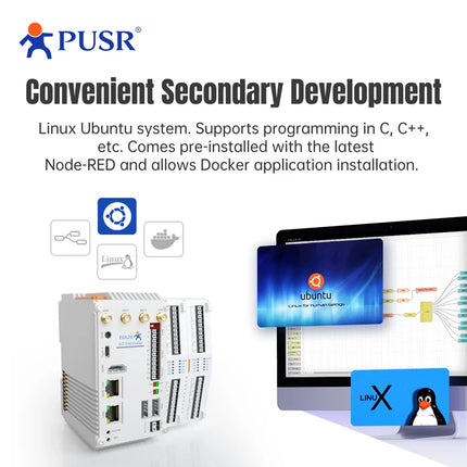 PUSR Industrial PC ARM Based Embedded Linux Edge For IoT by zapcart