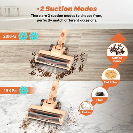 INSE N300 Cordless Vacuum Cleaner 20kPa Suction For Pet Hair by zapcart