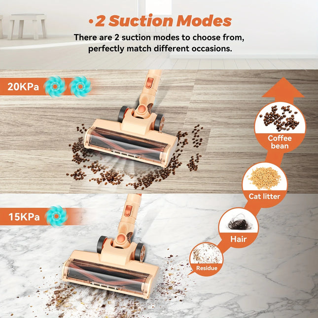 INSE N300 Cordless Vacuum Cleaner 20kPa Suction For Pet Hair by zapcart