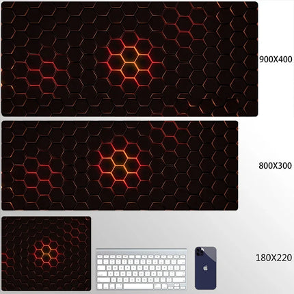 OLNYLO Premium Geometric Gaming Mousepad For Gamers 900x400 by zapcart