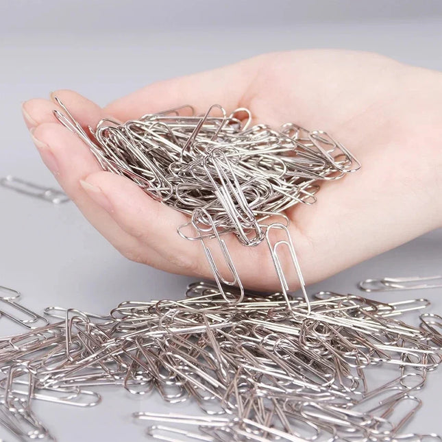 Choice Stainless Steel Paper Clips Durable Office And School by zapcart