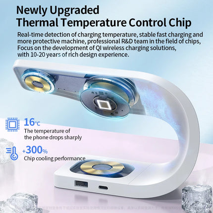 4 In 1 Magnetic Wireless Charger iPhone AirPods Watch by zapcart