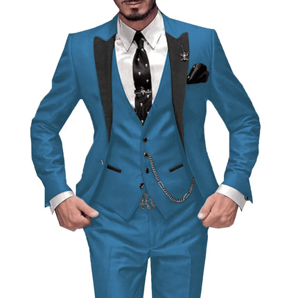 Solovedress Mens Slim Burgundy Tuxedo Wedding Suits by zapcart