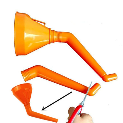 Refueling Funnel With Filter And Detachable Hose For Cars by zapcart