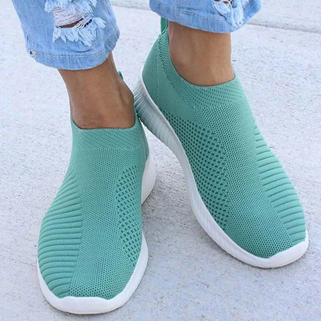 Kuidfar Women Sneakers Slip On Casual Vulcanized Shoes by zapcart
