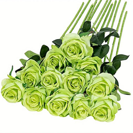 ZhejiangChoice Realistic Artificial Rose Bouquet for Weddings by zapcart