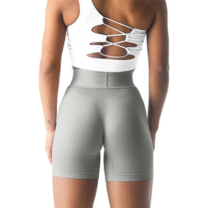 TKITKCN Sport Seamless Shorts For Women Breathable Hip Lift by zapcart
