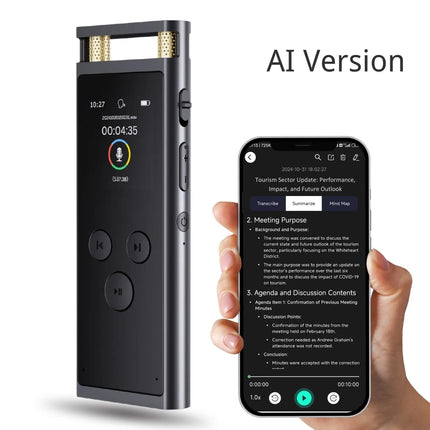 FoCase Rec AI Voice Recorder 64GB Transcription Pro by zapcart