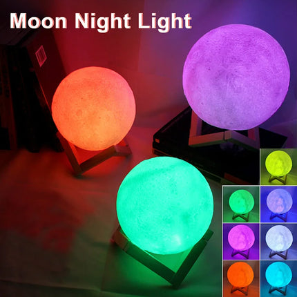 Pzsunly Book Light Moon Night LED Galaxy Lamp for Kids