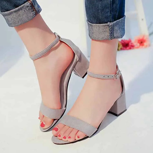 Women Pumps Summer Heels Peep Toe Comfort All Day Wear by zapcart