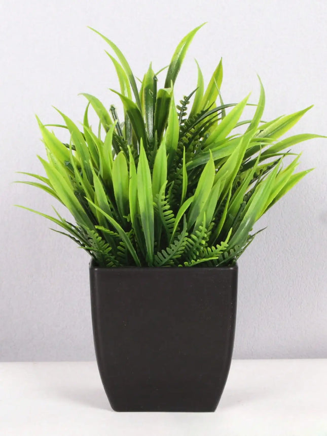 Zhejiang Mini Artificial Eucalyptus Plant Black Pot Decor by zapcart