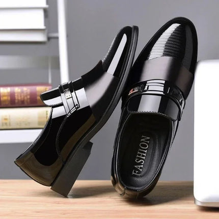 YBQJOO Leather Dress Shoes For Men Breathable Slip On Pro by zapcart