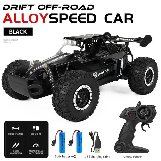 Kids RC Car 1 16 2WD Off Road LED Light 2 4G High Speed by zapcart