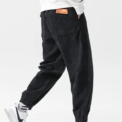 Zoyleircn Corduroy Sweatpants For Men Loose Fit Tech Fleece by zapcart