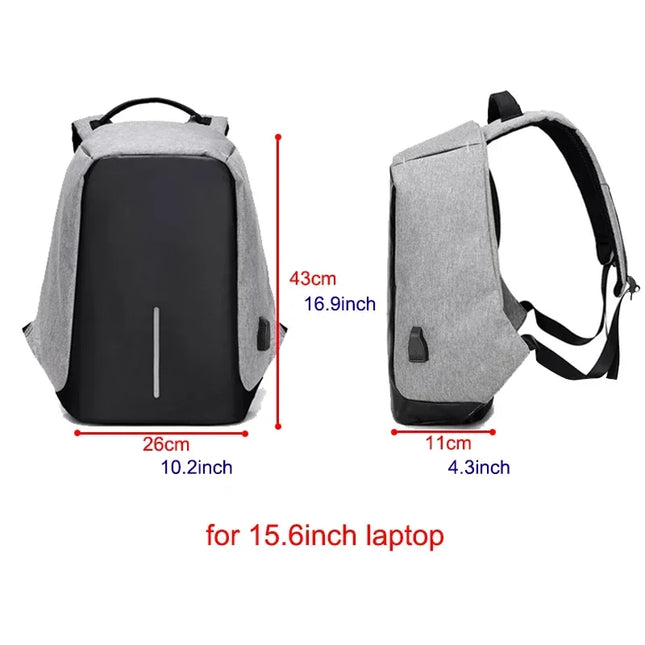 Anti Theft Laptop Backpack 15.6 Inch Waterproof For Men by zapcart