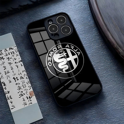 Sport Car Phone Case For iPhone Glass Frame RRomeos by zapcart