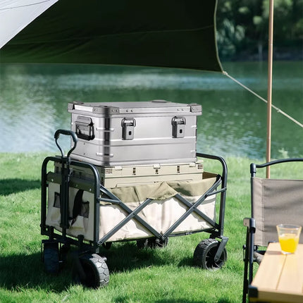 KRC Camp Aluminum Storage Box 60 To 80L Outdoor Organizer by zapcart